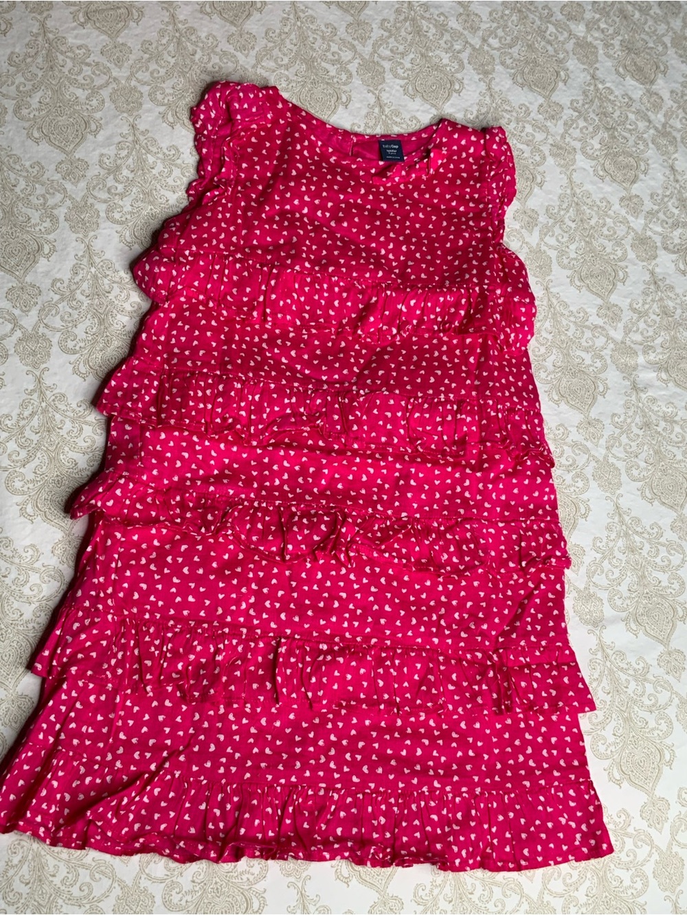 babyGap Tiered Ruffle Heart Dress – Size 5T